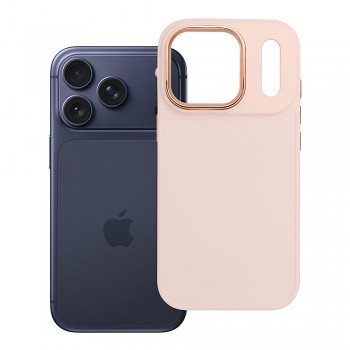 Kryt Frame pro iPhone 18 Pro / 17 Pro pudrově růžový