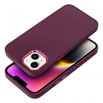 Kryt Frame pro iPhone 18 Pro / 17 Pro tmavě třešňový