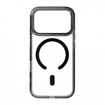 Hybridní kryt Frame Clear Hybrid Mag pro iPhone 18 Pro Max / 17 Pro Max s podporou MagSafe černý