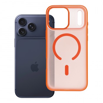 Kryt Flexline Mag Cover pro iPhone 18 Pro Max / 17 Pro Max s MagSafe oranžový