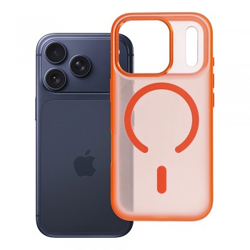 Kryt Flexline Mag Cover pro iPhone 18 Pro / 17 Pro s MagSafe oranžový