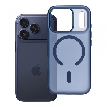 Kryt Flexline Mag Cover pro iPhone 18 Pro / 17 Pro s MagSafe tmavě modrý