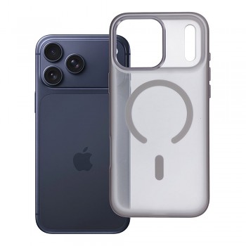 Kryt Flexline Mag Cover pro iPhone 18 Pro Max / 17 Pro Max kompatibilní s MagSafe šedý