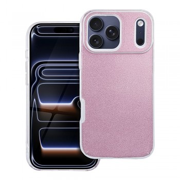 Třpytivý kryt Shining pro iPhone 18 Pro Max / 17 Pro Max růžový