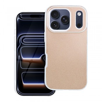 Třpytivý kryt Shining pro iPhone 18 Pro Max / 17 Pro Max zlatý