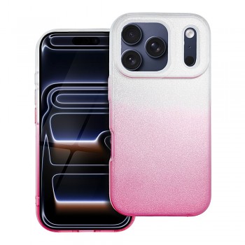 Kryt Shining pro iPhone 18 Pro / 17 Pro třpytivý průhledný růžový