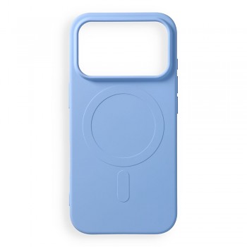 Silikonový kryt Silicone Mag Cover pro iPhone 18 Pro / 17 Pro s podporou MagSafe světle modrý
