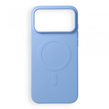 Silikonový kryt Silicone Mag Cover pro iPhone 18 Pro Max / 17 Pro Max s podporou MagSafe světle modrý