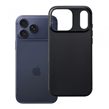 Kryt Carbon Premium pro iPhone 18 Pro Max / iPhone 17 Pro Max černý