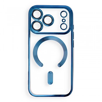 Kryt Electro Mag Cover pro iPhone 18 Pro / 17 Pro s MagSafe tmavě modrý
