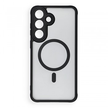 Kryt Full Matte Mag Cover pro Samsung Galaxy S26 FE s podporou MagSafe černý
