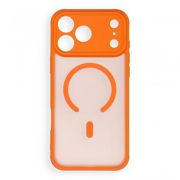 Kryt Full Matte Mag pro iPhone 18 Pro Max / 17 Pro Max s MagSafe oranžový
