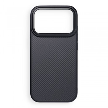 Kryt Carbon Elite Mag Cover s MagSafe pro iPhone 18 Pro / 17 Pro černý