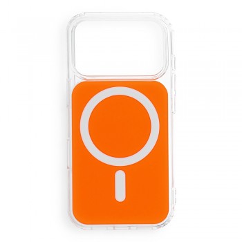 Kryt Clear Fusion Mag pro iPhone 18 Pro / 17 Pro s podporou MagSafe oranžový