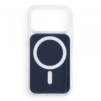 Kryt Clear Fusion Mag Cover pro iPhone 18 Pro / 17 Pro s podporou MagSafe tmavě modrý