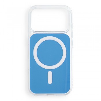Kryt Clear Fusion Mag pro iPhone 18 Pro / 17 Pro s MagSafe světle modrý