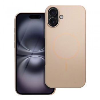 Kryt Glossy Mag Cover pro iPhone 16 Plus kompatibilní s MagSafe pouštní zlatý