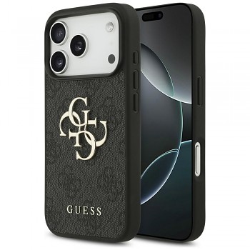 Kryt Guess 4G PU Big Logo GUE005603 pro iPhone 18 Pro / 17 Pro černý