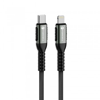 Cable USB C to Lightning Forcell F-Energy PD 3A 27W Cafule 1,2 m C259 black