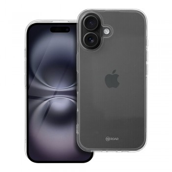 Kryt ROAR Colorful Jelly na iPhone 16 průhledný