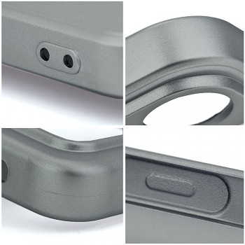 Kryt Metallic pro Samsung Galaxy A25 5G šedý
