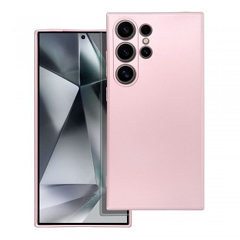 Kryt Metallic pro Samsung Galaxy S24 Ultra růžový