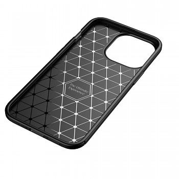 Kryt Carbon Premium pro iPhone 15 Pro Max černý