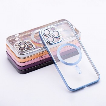 Kryt Electro Mag Cover pro iPhone 13 s MagSafe modrý