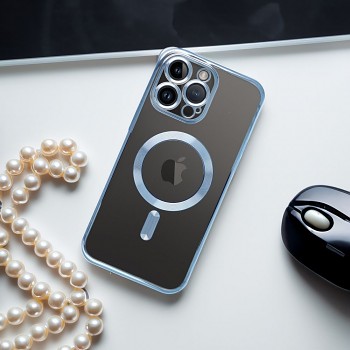 Kryt Electro Mag Cover pro iPhone 11 Pro s podporou MagSafe modrý