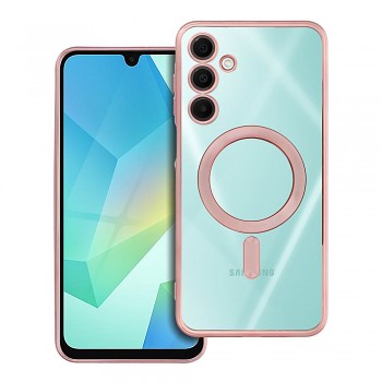 Kryt Electro Mag Cover pro Samsung Galaxy A16 5G / A16 4G s MagSafe růžovozlatý