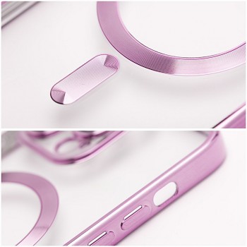 Kryt Electro Mag Cover pro iPhone 16e (SE 4 2025) / 17e s MagSafe růžovozlatý