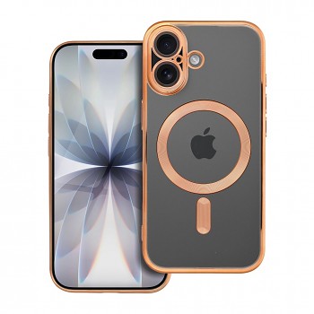 Kryt Electro Mag Cover pro iPhone 17 s MagSafe zlatý