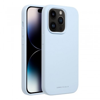 Silikonový kryt ROAR Cloud Skin pro iPhone 16 světle modrý