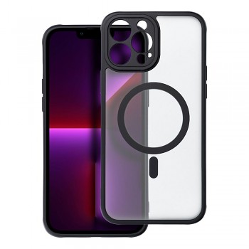 Kryt Full Matte Mag pro iPhone 13 Pro Max kompatibilní s MagSafe černý