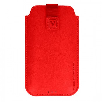 Vennus Deko Case pouzdro velikost 14 pro iPhone 15 / 15 Pro / 16 / 16 Pro a Samsung Galaxy S24 / S25 červené