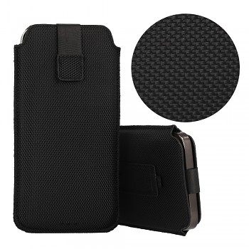HIT Pouch pouzdro velikost XL pro iPhone 15 / 15 Pro / iPhone 16 / 16 Pro / Samsung Galaxy S24 / S24+ / S25 / S25+ / A53 / A55 5G černé