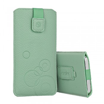 Kapsičkové pouzdro WONDER Deko velikost L pro iPhone 13 Mini / 12 Mini / SE 2020 / SE 2022 / 7 / 8 zelené