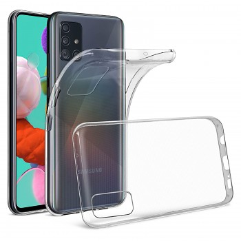 Čirý kryt Clear Case 2 mm pro Samsung Galaxy A51 průhledný