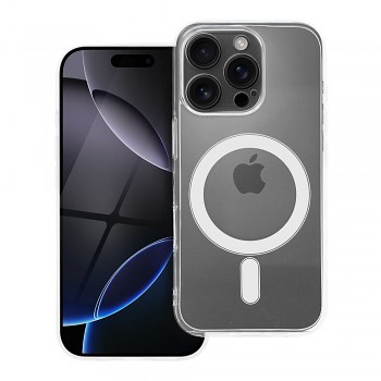 Kryt Clear Case 2 mm Mag Cover s MagSafe pro iPhone 15 Pro průhledný