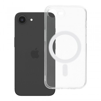 Kryt Clear Case 2 mm Mag Cover s MagSafe pro iPhone 16e / iPhone SE4 2025 / iPhone 17e transparentní