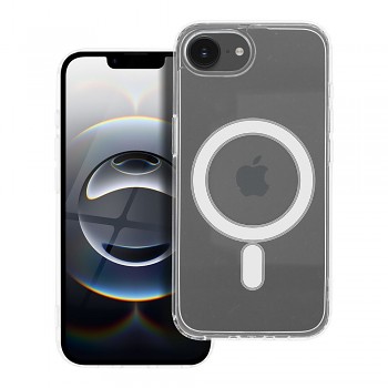 Kryt Clear Mag Cover pro iPhone 16e / SE 4 2025 s MagSafe průhledný