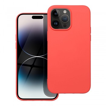 Silikonový kryt pro iPhone 14 Pro Max broskvový
