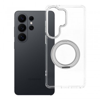 Kryt Frame Circle Stand pro Samsung Galaxy S26 Ultra s MagSafe a stojánkem průhledný