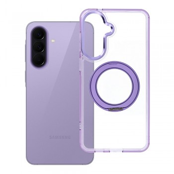 Kryt Frame Circle Stand pro Samsung Galaxy A57 s podporou MagSafe a stojánkem fialový