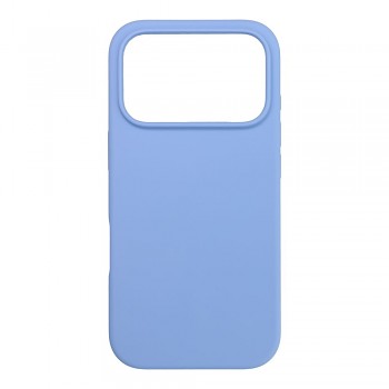 Silikonový kryt Silicone 2mm s ochranou fotoaparátu pro iPhone 18 Pro / 17 Pro světle modrý