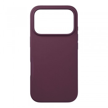 Silikonový kryt 2mm s ochranou fotoaparátu pro iPhone 18 Pro / 17 Pro tmavě třešňový