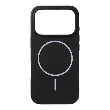 Silikonový kryt 2mm pro iPhone 18 Pro / 17 Pro s ochranou fotoaparátu a podporou MagSafe černý