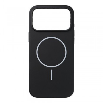 Silikonový kryt 2mm pro iPhone 18 Pro Max / 17 Pro Max s ochranou fotoaparátu a podporou MagSafe černý