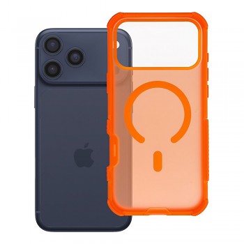Odolný kryt Forcell F-Protect BumperX Premium pro iPhone 18 Pro Max / 17 Pro Max s podporou MagSafe oranžový