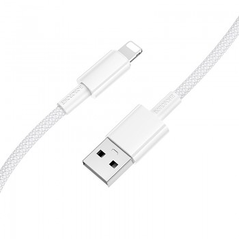 Borofone BX117 Source kabel USB na Lightning 1 m bílý